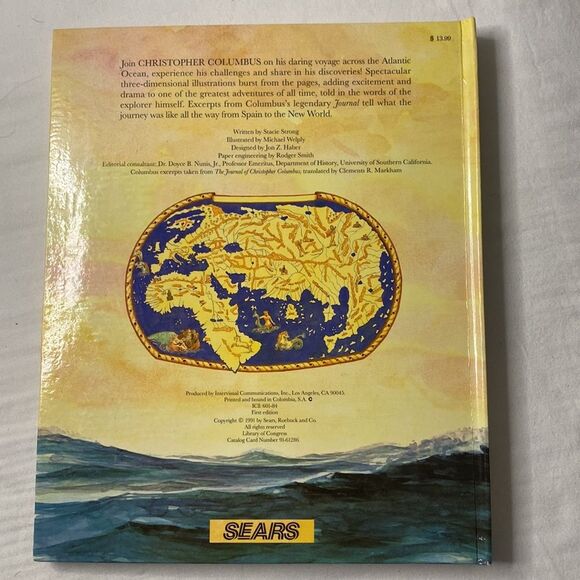 The Voyage of Columbus In His Own Words Pop Up Book Sears, Roebuck 1st Ed 1991 - Picture 6 of 6